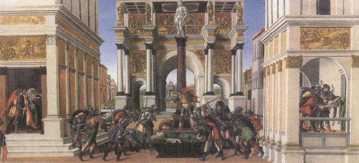 Sandro Botticelli Stories of Lucretia (mk36) Norge oil painting art